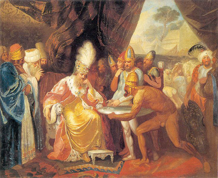 Scythians meeting with Darius